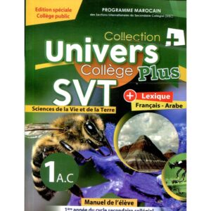 Univers Plus Svt 1er Ac Lexique Francais Arabe