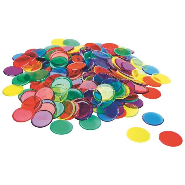 Paquet De 50 Jetons Couleurs Ecolo