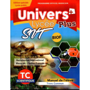Univers Plus Svt Tronc Commun